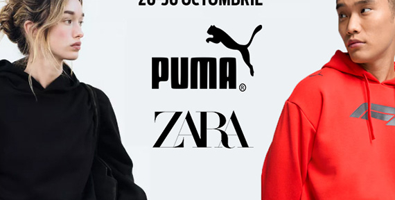 Free delivery from Zara and Puma