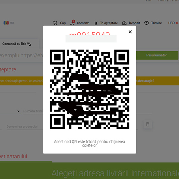 Parcels are issued only with a QR code
