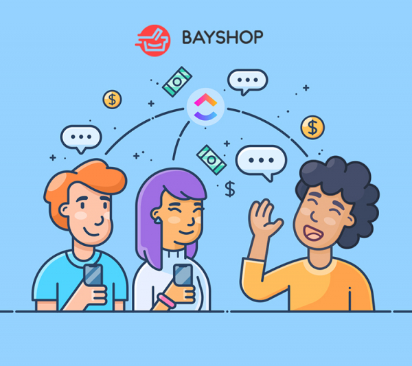 Recomandă BAYSHOP prietenilor tăi și primești 3 $ pe cont și 8% reducere 