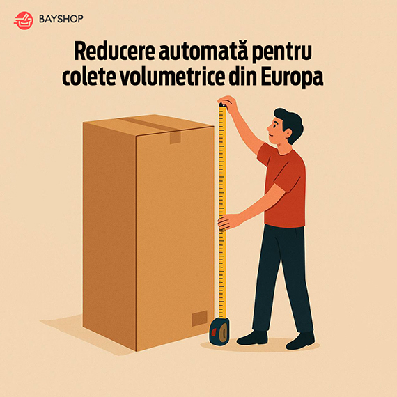 Din 1 octombrie – reducere automată pentru colete volumetrice din Europa!