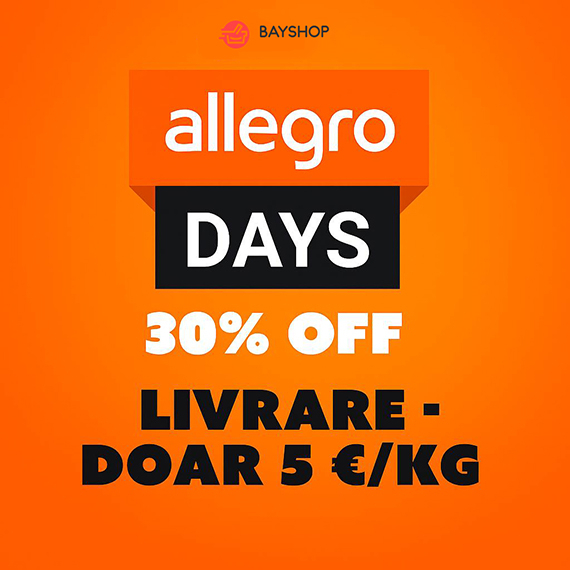  Livrare de pe marketplace-ul polonez Allegro - doar 5 €/kg