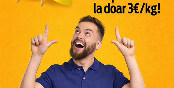 January 12–30 delivery from Poland and Germany for only €3 per kg!