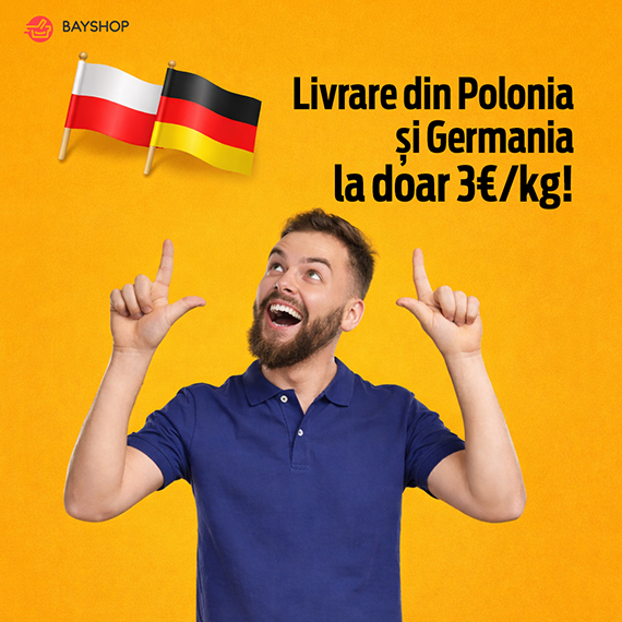 12-30 января доставка из Польши и Германии всего 3€ за кг!