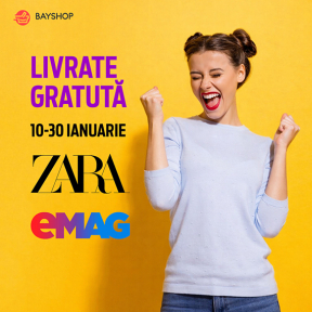 Livrare gratuită din Zara și Emag