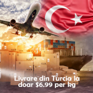 Livrare din Turcia la doar $6.99 per kg